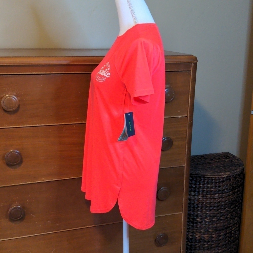 Tek Gear Tencel Athletic Shirt Barbie Theme Short Sleeve Tshirt Size Small NWT - Picture 10 of 14